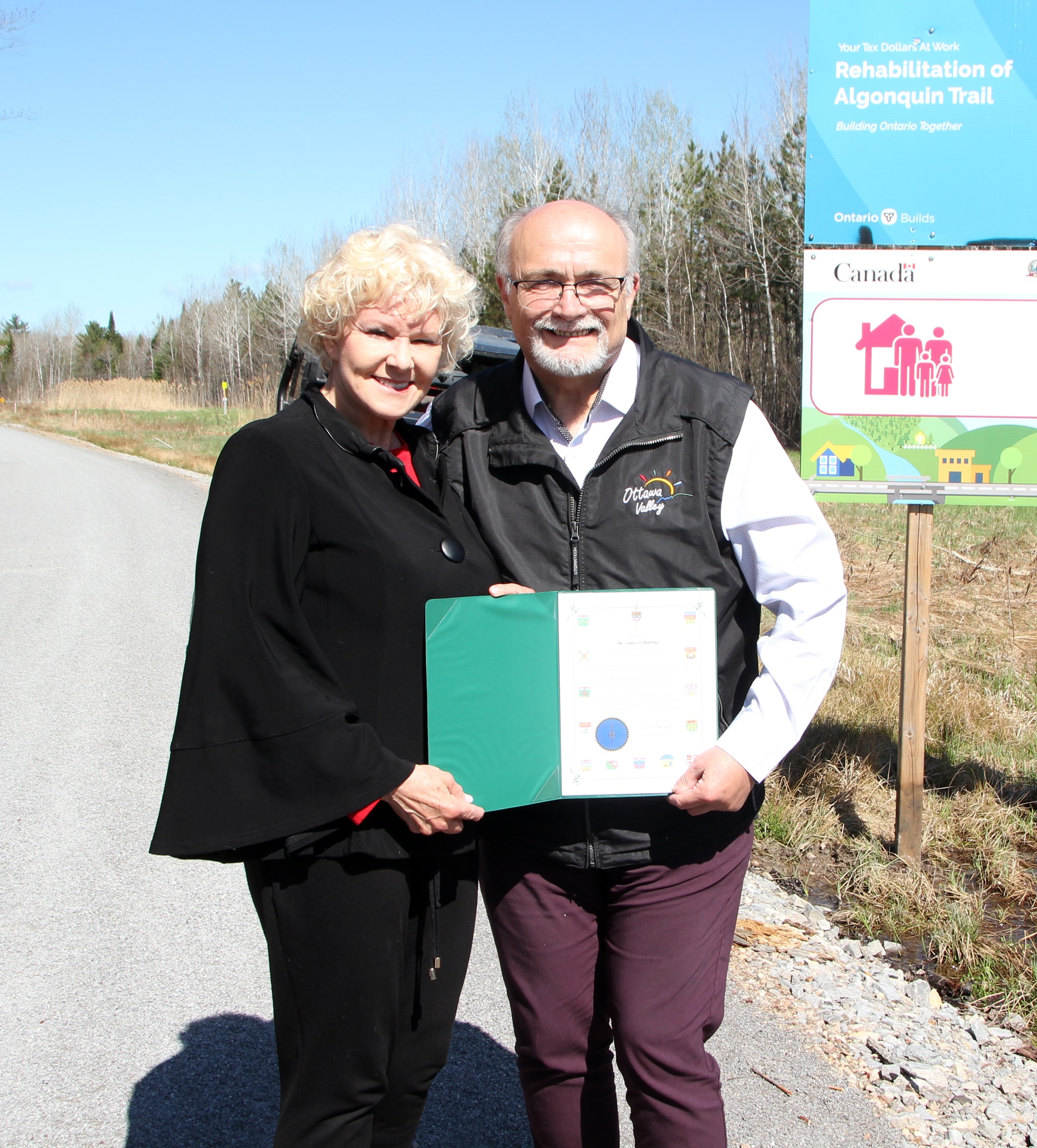 Algonquin Trail ribbon cutting ceremony